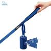 imageVoyager Reflective Dog Leash with Neoprene Handle 5 FT and Reusable Plastic Dispenser Poop Bag Holder Set for Walking and Outdoor Use Soft and Durable with ClipOn  Orange Orange DispenserLeash Dispenser Set Royal Blue