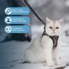 imageVoyager Stepin Air Cat Leash Harness Set  All Weather Mesh Step in Vest Harness for Small and Large Cats by Best Pet Supplies  Fuchsia XXS Chest 12135quotArmy Base