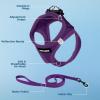 imageVoyager Stepin Air Cat Leash Harness Set  All Weather Mesh Step in Vest Harness for Small and Large Cats by Best Pet Supplies  Fuchsia XXS Chest 12135quotPurple