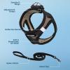 imageVoyager Stepin Air Cat Leash Harness Set  All Weather Mesh Step in Vest Harness for Small and Large Cats by Best Pet Supplies  Fuchsia XXS Chest 12135quotArmy Base