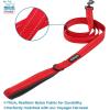 imageVoyager Stepin Plush Dog Harness  Soft Plush Step in Vest Harness and Reflective Dog 5 ft Leash Combo with Neoprene Handle for Small and Medium Dogs by Best Pet Supplies Set Red Corduroy XSHarness Leash Set Red Corduroy