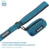 imageVoyager Stepin Plush Dog Harness  Soft Plush Step in Vest Harness and Reflective Dog 5 ft Leash Combo with Neoprene Handle for Small and Medium Dogs by Best Pet Supplies Set Red Corduroy XSHarness Leash Set Turquoise Plush