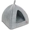 imageBest Pet Supplies Best Pet SuppliesPet TentSoft Bed for Dog ampamp Cat Inc Inc  Gray Linen 16quot x H 14quot 16quot x 16quot x H14quot TT608MGray
