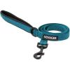 imageBest Pet Supplies Reflective Dog Collar with Adjustable Length HeavyDuty Buckle and Strong Leash DRing Training Walking Jogging Accessory for Small Medium and Large Breeds  Purple MLeash Turquoise