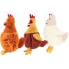 Crinkle Chicken (Brown  Beige  Wine Red)