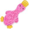 imageBest Pet Supplies Squeaky Tennis Toys for Dogs 2Pack HeavyDuty Interactive Pet Toys for Throwing and Fetching Supports Exercise and Natural Behavior Training Durable  LargeaCrinkle Duck Light Pink