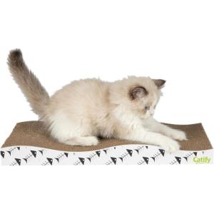 imageBest Pet Supplies Cat Scratcher Replacement Pads  Cardboard Cat Scratcher Pad Relieves Stress Supports Pet Behaviors 5 CountWave 2 Pack