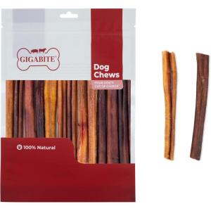 imageBest Pet Supplies GigaBite 12 Inch Halfcut All Natural Free Range Bully Sticks Dog Treat by  Pack of 106 Regular