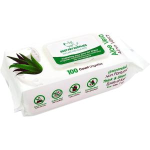 imageBest Pet Supplies Pet Wipes for Dogs  Dog Wipes Cleaning Deodorizing for Coats Ears Paws  Hydrating Aloe Vera 400 CountHydrating Aloe Vera