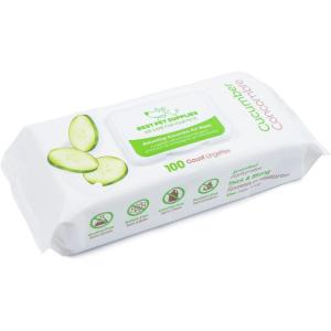 imageBest Pet Supplies Pet Wipes for Dogs  Dog Wipes Cleaning Deodorizing for Coats Ears Paws  Hydrating Aloe Vera 400 CountRefreshing Cucumber