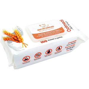 imageBest Pet Supplies Pet Wipes for Dogs  Dog Wipes Cleaning Deodorizing for Coats Ears Paws  Hydrating Aloe Vera 400 CountSoothing Oatmeal