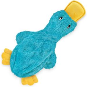 imageBest Pet Supplies Squeaky Tennis Toys for Dogs 2Pack HeavyDuty Interactive Pet Toys for Throwing and Fetching Supports Exercise and Natural Behavior Training Durable  LargeaCrinkle Duck Turquoise