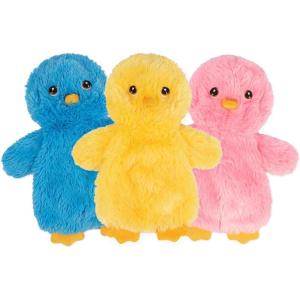 imageBest Pet Supplies Squeaky Tennis Toys for Dogs 2Pack HeavyDuty Interactive Pet Toys for Throwing and Fetching Supports Exercise and Natural Behavior Training Durable  LargeCrinkle Chicken Yellow  Pink  Blue