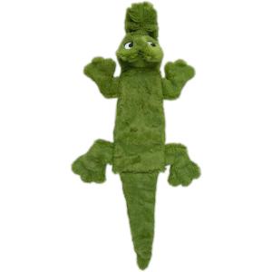 imageBest Pet Supplies Tough Dog Toys for Aggressive Chewers  Squeaky Dog Toys NonToxic Spiky Ball for Dental Health Interactive Toy Fuchsia Green M25quotGreenAlligator
