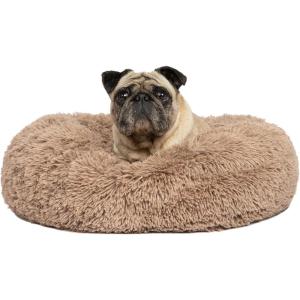 imagePet TentSoft Bed for Dog and Cat by Best Pet Supplies  Beige Corduroy 19quot x 19quot x H19quotCalming Bed Caramel