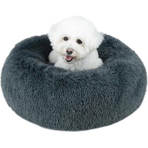 imagePet TentSoft Bed for Dog and Cat by Best Pet Supplies  Beige Corduroy 19quot x 19quot x H19quotCalming Bed Gray