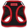 imageBest Pet Supplies  All Weather Mesh Reflective No Pull Harness for Small Medium Dogs Cats  Secure with Hook ampamp Loop Fastener Buckle Double DRings  Blue Trim MHarness Red Trim