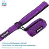 imageBest Pet Supplies  All Weather Mesh Reflective No Pull Harness for Small Medium Dogs Cats  Secure with Hook ampamp Loop Fastener Buckle Double DRings  Blue Trim MLeash Harness Set Purple Base