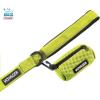 imageBest Pet Supplies  All Weather Mesh Reflective No Pull Harness for Small Medium Dogs Cats  Secure with Hook ampamp Loop Fastener Buckle Double DRings  Blue Trim MLeash Harness Set Lime