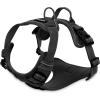imageVoyager No Pull Dog Harness for Medium Dogs Dual Leash Attachments Adjustable Soft but Strong Pet Harness with 3M Reflective Technology Fuchsia Nylon M Chest 2025quotHarness Black Nylon