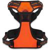 imageVoyager No Pull Dog Harness for Medium Dogs Dual Leash Attachments Adjustable Soft but Strong Pet Harness with 3M Reflective Technology Fuchsia Nylon M Chest 2025quotHarness Orange Nylon