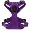 imageVoyager No Pull Dog Harness for Medium Dogs Dual Leash Attachments Adjustable Soft but Strong Pet Harness with 3M Reflective Technology Fuchsia Nylon M Chest 2025quotHarness Purple Lattice Nylon