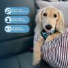 imageVoyager StepIn Air Dog Harness  All Weather Mesh Reflective No Pull Harness for Small Medium Dogs Cats  Secure with Hook ampamp Loop Fastener Buckle Double DRings  RedBlack Trim LHarness Baby BlueBlack Trim