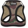 imageVoyager StepIn Air Dog Harness  All Weather Mesh Reflective No Pull Harness for Small Medium Dogs Cats  Secure with Hook ampamp Loop Fastener Buckle Double DRings  RedBlack Trim LHarness ArmyBlack Trim
