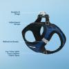 imageVoyager StepIn Plush Dog Harness  Soft Plush Step In Vest Harness for Small and Medium Dogs by Best Pet Supplies  Harness Turquoise Plush M Chest 16  18quotHarness Royal Blue Faux Leather