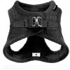 imageVoyager StepIn Plush Dog Harness  Soft Plush Step In Vest Harness for Small and Medium Dogs by Best Pet Supplies  Harness Turquoise Plush M Chest 16  18quotHarness Black Corduroy