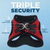 imageVoyager StepIn Plush Dog Harness  Soft Plush Step In Vest Harness for Small and Medium Dogs by Best Pet Supplies  Harness Turquoise Plush M Chest 16  18quotHarness Red Plush