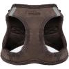 imageVoyager StepIn Plush Dog Harness  Soft Plush Step In Vest Harness for Small and Medium Dogs by Best Pet Supplies  Harness Turquoise Plush M Chest 16  18quotHarness Chocolate Suede