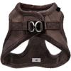 imageVoyager StepIn Plush Dog Harness  Soft Plush Step In Vest Harness for Small and Medium Dogs by Best Pet Supplies  Harness Turquoise Plush M Chest 16  18quotHarness Chocolate Suede