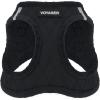 imageVoyager StepIn Plush Dog Harness  Soft Plush Step In Vest Harness for Small and Medium Dogs by Best Pet Supplies  Harness Turquoise Plush M Chest 16  18quotHarness Black Plush
