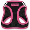 imageBest Pet Supplies  All Weather Mesh Reflective No Pull Harness for Small Medium Dogs Cats  Secure with Hook ampamp Loop Fastener Buckle Double DRings  Blue Trim MHarness Pink Trim