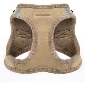 imageVoyager StepIn Plush Dog Harness  Soft Plush Step In Vest Harness for Small and Medium Dogs by Best Pet Supplies  Harness Turquoise Plush M Chest 16  18quotHarness Latte Suede