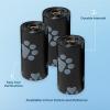 imageBest Pet Supplies Poop Bags for Dogs 50 PostConsumer Recycled Content dog waste bags on rolls fits all poop bag holders for leashes  150 Count Assorted Colors ScentedBlack