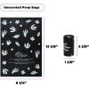 imageBest Pet Supplies Poop Bags for Dogs 50 PostConsumer Recycled Content dog waste bags on rolls fits all poop bag holders for leashes  150 Count Assorted Colors ScentedGRS Black