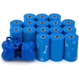 imageBest Pet Supplies Poop Bags for Dogs 50 PostConsumer Recycled Content dog waste bags on rolls fits all poop bag holders for leashes  150 Count Assorted Colors ScentedBlue Unscented