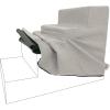 imageBest Pet Supplies Foam Pet Steps Cover for Small Dogs and Cats Portable Ramp Stairs for Couch Sofa and High Bed Climbing Cover Only  Ash Gray Linen 3Step Cover OnlySand