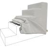 imageBest Pet Supplies Foam Pet Steps Cover for Small Dogs and Cats Portable Ramp Stairs for Couch Sofa and High Bed Climbing Cover Only  Brown Lattice 5Step Cover OnlySand