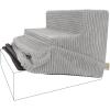 imageBest Pet Supplies Foam Pet Steps Cover for Small Dogs and Cats Portable Ramp Stairs for Couch Sofa and High Bed Climbing Cover Only  Ash Gray Linen 3Step Cover OnlyGray