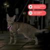imageVoyager Escape Proof Cat Harness and Leash Set with Reflective Stitching Neoprene Handle 5ft  Supports Small Medium and Large Cats Kittens for Walking by Best Pet Supplies  Black XXSBlack TrimFuchsia 327
