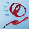 imageVoyager Escape Proof Cat Harness and Leash Set with Reflective Stitching Neoprene Handle 5ft  Supports Small Medium and Large Cats Kittens for Walking by Best Pet Supplies  Black XXSRed 327