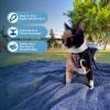 imageVoyager Escape Proof Cat Harness and Leash Set with Reflective Stitching Neoprene Handle 5ft  Supports Small Medium and Large Cats Kittens for Walking by Best Pet Supplies  Black XXSHarness Leash Set PinkBlack Trim
