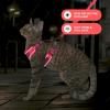 imageVoyager Escape Proof Cat Harness and Leash Set with Reflective Stitching Neoprene Handle 5ft  Supports Small Medium and Large Cats Kittens for Walking by Best Pet Supplies  Black XXSFuchsia 327
