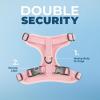 imageVoyager Escape Proof Cat Harness and Leash Set with Reflective Stitching Neoprene Handle 5ft  Supports Small Medium and Large Cats Kittens for Walking by Best Pet Supplies  Black XXSPink 327