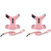 imageVoyager Escape Proof Cat Harness and Leash Set with Reflective Stitching Neoprene Handle 5ft  Supports Small Medium and Large Cats Kittens for Walking by Best Pet Supplies  Black XXSHarness Leash Set Pink