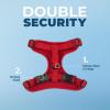 imageVoyager Stepin Lock Adjustable Cat Harness w Cat Leash Combo Set with Neoprene Handle 5ft  Supports Small Medium and Large Breed Cats by Best Pet Supplies  Red XSRed 327