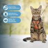 imageVoyager Stepin Lock Adjustable Cat Harness w Cat Leash Combo Set with Neoprene Handle 5ft  Supports Small Medium and Large Breed Cats by Best Pet Supplies  Red XSBlack TrimOrange 327